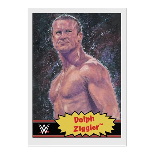 WWE Topps Living Set 2021 Wrestling Print Run 551 Dolph Ziggler #37 Super SP