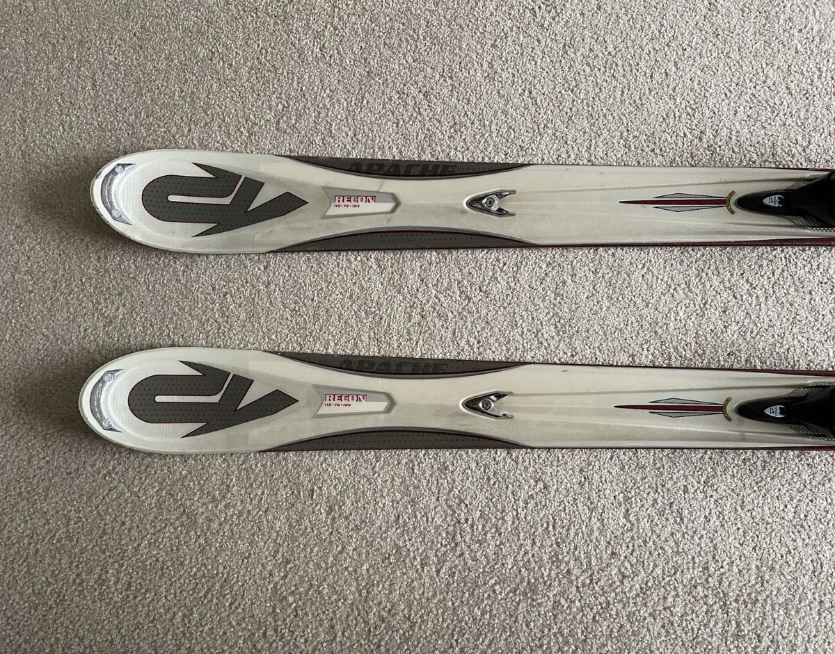 K2 Apache Recon Skis w/ Marker Mod 12.0 Bindings 174 cm Radius 18