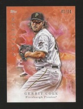 2017 Topps Inception Gerrit Cole Pirates #50 Orange Base Parallel Rare Sp 41/50