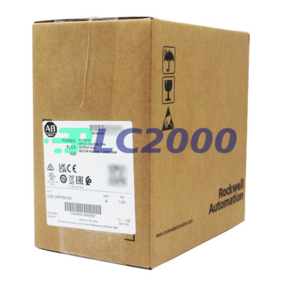 Sealed New Allen Bradley 25B-D4P0N104 PowerFlex 525 1.5kW (2Hp) AC Drive