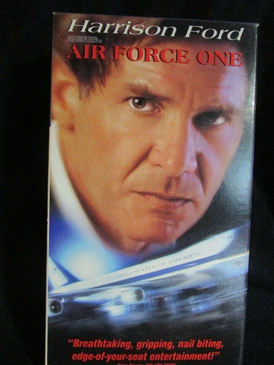 Air Force One 1997 VHS Harrison Ford Gary Oldman Glenn Close EXCELLENT PLAY  WOW!