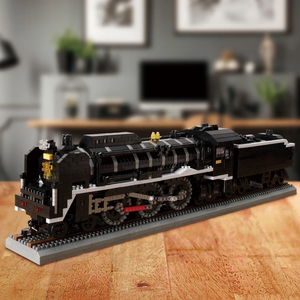 Kawada Nanoblock NB_062 Steam Locomotive Deluxe Edition 2420pcs Japan New - Image 2 of 4