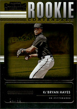2021 Panini Contenders - Rookie Contenders Gold /99 #RKC-KH Ke'Bryan Hayes (RC)