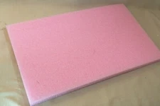 1x Recycled Pink Antistatic ESD Polyethylene packing Foam shipping Sheet / Block