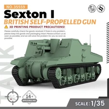 SSMODEL SS35559 1/35  Military Model Kit British Sexton I Self-Propelled Gun