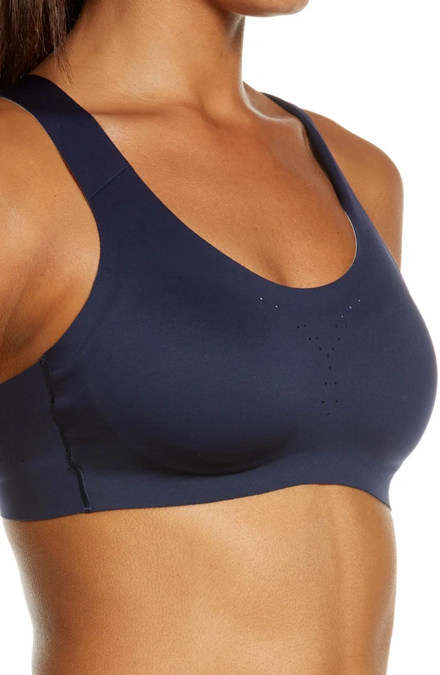 Sujetador deportivo Brooks L16846 para mujer azul marino Dare espalda cruzada talla 34C/D Foto 2 de 3