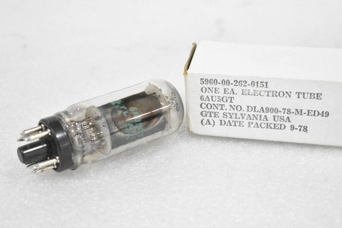 SYLVANIA 6AU5GT 真空管 SYLVANIA 6AU5GT ELECTRON TUBE VACUUM TUBE 5960-00-262-0151 | eBay