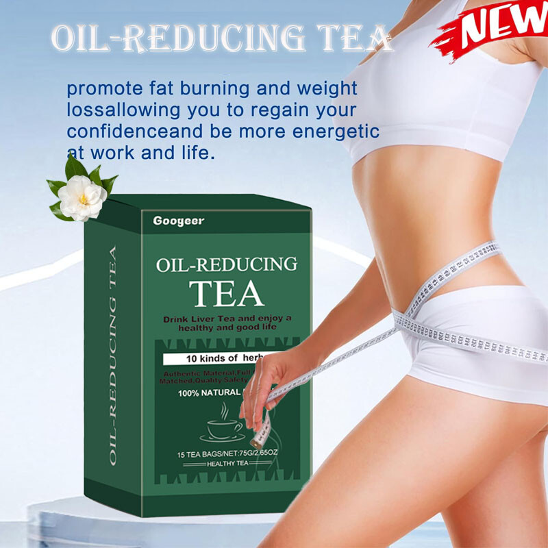 Oil-Reducing Tea-10 Herbal with Excellent Formula, Oil Cleansing Tea for Liver