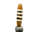 Tian Zhu Old Himalayan Antique Tibetan stripes DZI Bead Agate Lucky Amulet