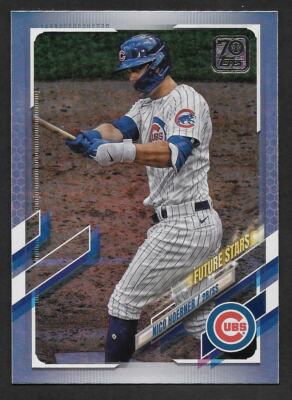 NICO HOERNER FS 2021 Topps Series 1 RAINBOW FOIL - CHICAGO CUBS