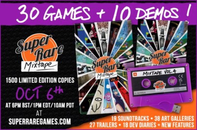 Jeux PC - Super Rare Games Mixtape vol. 4 - 1500 Copies Neuf - Anglais