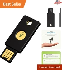 FIDO Certified YubiKey - USB-A & NFC 2FA Security for Enhanced Digital Safety