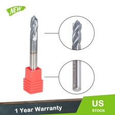 1/4" 4 Flute 2-1/2" Overall Length 90 Degree Carbide Drill Mill