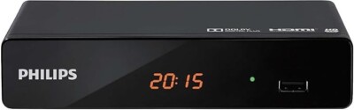 Philips DTR3202/EU Terrestrial Black TV set-top box DTR3202/EU, Terrestrial, DVB
