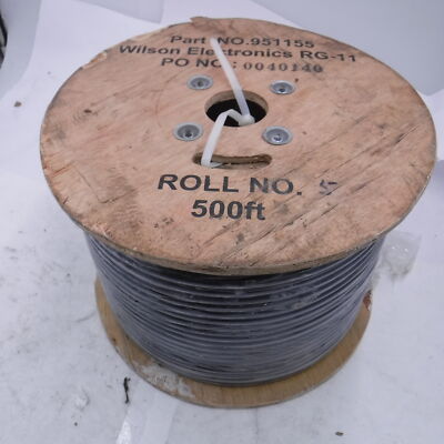 500' Wilson Electronics 951155 RG11 Coaxial Cable Black