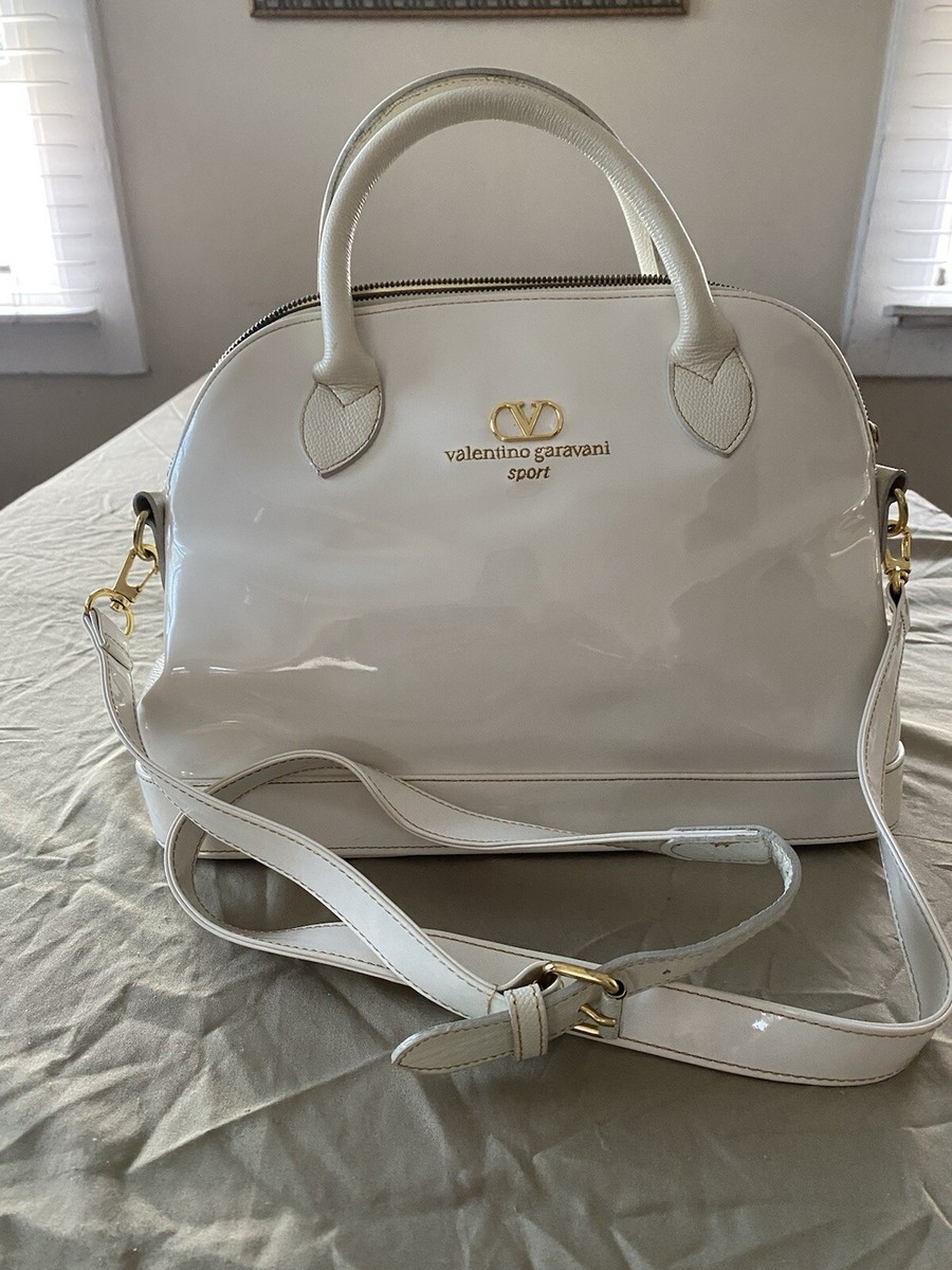 Leather Handbags White Patent Bag Small Lilith Evening Bag In