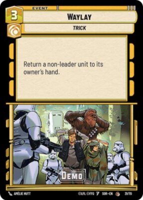 x3 Waylay C Star Wars Spark of Rebellion M/NM