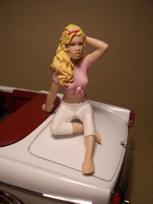 1/18 FIGURE  GIRL BRIGITTE BARDOT  VROOM  PAINTED  KK SCALE  NOREV  MINICHAMPS