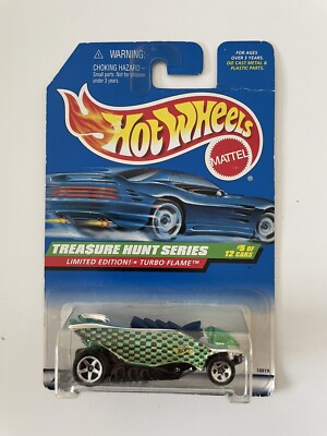 Hot Wheels 1998 Treasure Hunt Serie Turbo Flame Limited Edition 5/12 18819 TH 98