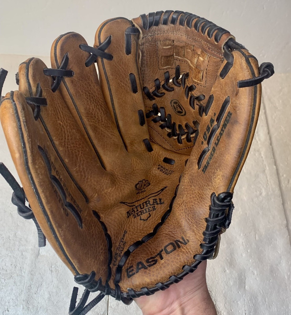 Easton NAT60 12.5” USA Tanned Leather Baseball Softball Glove LHT