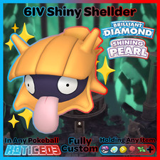 ✨ Shiny SHELLDER 6IV✨ Pokemon Brilliant Diamond and Shining Pearl lv1+MasterBall