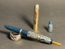 Parker 51 Vacumatic Fountain Pen Mother-of-Pearl Raden gold filled cap MS