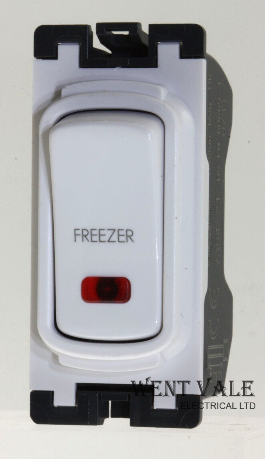 Legrand Synergy Grid - 7354 21 FZ - 20a D/Pole Grid Switch Module Freezer + Neon