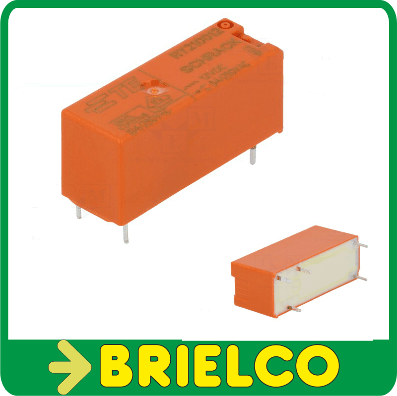 RELE ELECTROMAGNETICO MINIATURA SCHRACK RY210012 12VDC 8A SPDT 5PINES ...