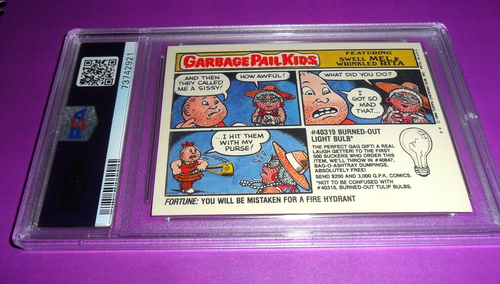 1986 Garbage Pail Kids SERIES 6 Pressed Preston 219b PSA 10 GEM MINT - Picture 2 of 2