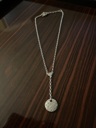 guess circle necklace