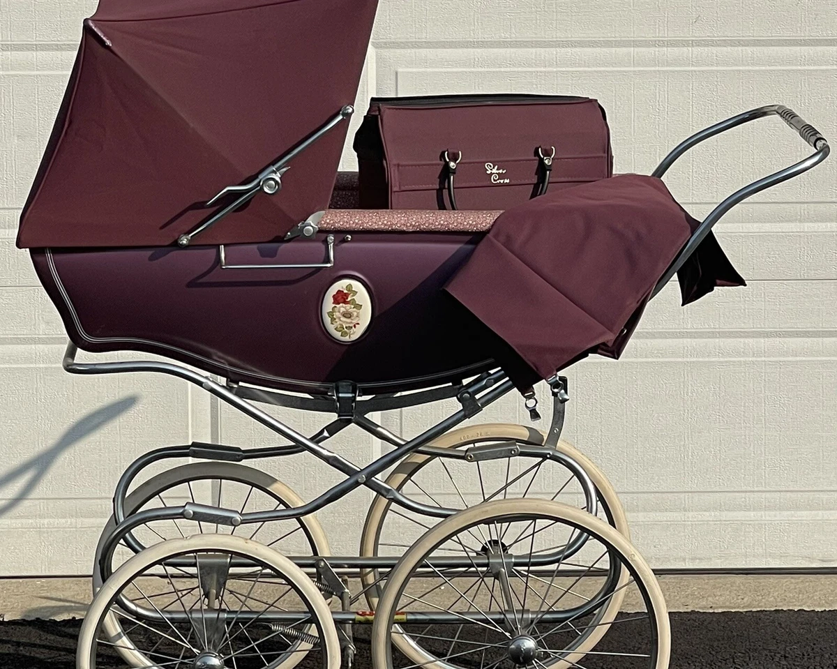 Vintage Wilson Silver Cross Baby Child Carriage Stroller Pram Made In  England