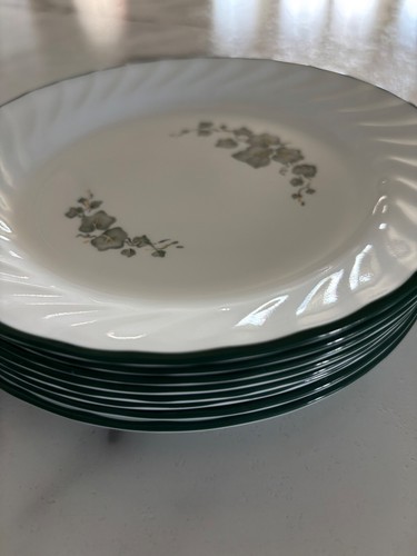 Corelle Callaway Ivy Swirl Set Of 8 Dessert Bread Plates 7.25” - Picture 3 of 3