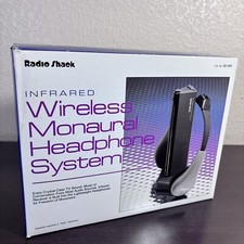 Vintage Radio Shack 33-1141 Infrared Wireless Monaural Headphone System NEW