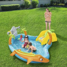 Piscina Infantil Con Tobogan y Peces 280x…