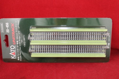 Kato 20-456(77218) Unitrack N Blechträgerbrücke grün zweigleisig 186 mm/NEU/OVP | Zustand: Neu