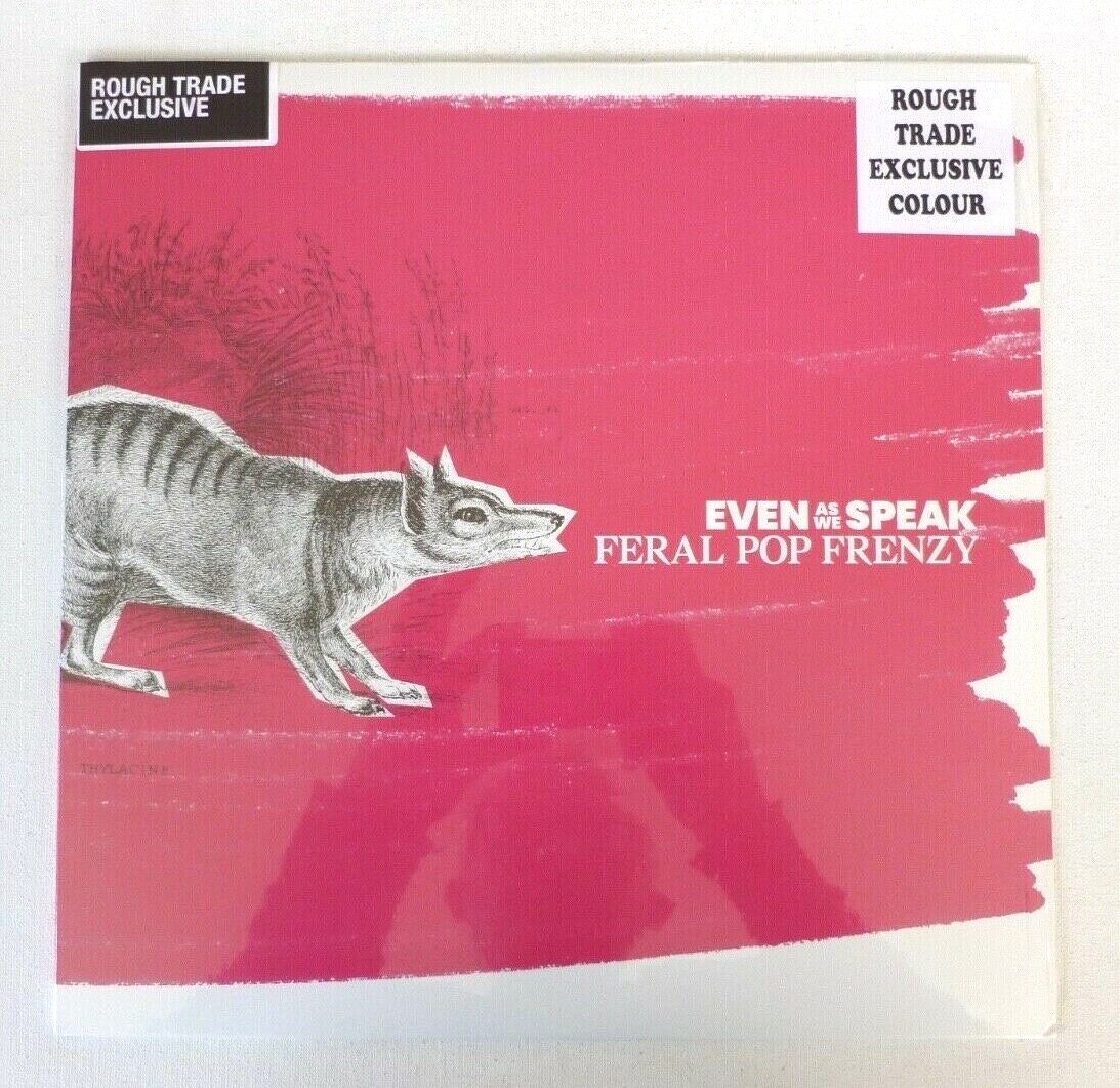 EVEN AS WE SPEAK LP Feral Pop Frenzy LIMITED EDITION ROUGH TRADE 