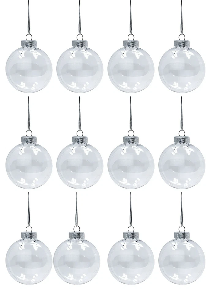 Clear Plastic Ornament Discs 100mm (3.94") Diameter - Pack of 12  - Image 2 of 4