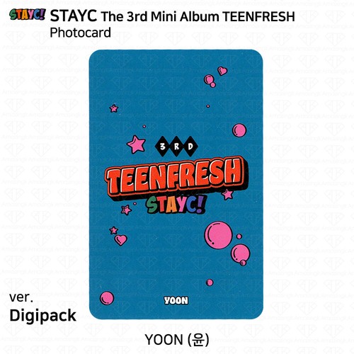 StayC 3rd Mini Album TEENFRESH Original Ver Digipack Ver Photocard 4cut Photo - Picture 89 of 120