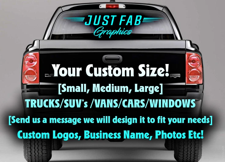 COLOR PERSONALIZADO Chevy Chevrolet Pajarita Remaches Ventana Trasera Perf Gráfico Calcomanía Foto 4 de 4