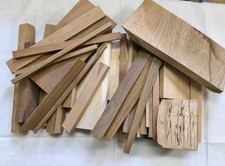 Restholz Kiste 7kg Eiche Buche Teak Kiefer Fichte Bastelholz Drechselholz DIY