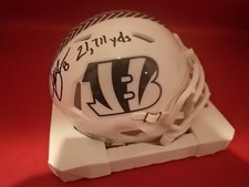 Jeff Blake Signed Bengals 24 STS Mini Helmet W/ 21,711 YDS JSA WC214161