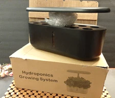 Indoor Garden Hydroponics Growing System: 10 Pods Plant Germination Kit Herb Veg