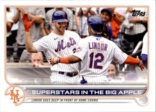 2022 Topps #436 Superstars in the Big Apple