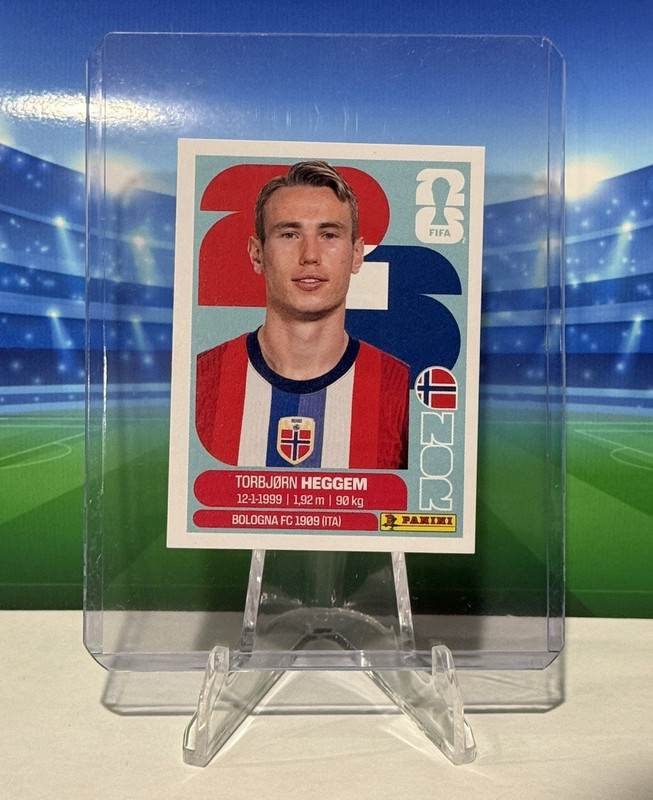 Panini FIFA World Cup 2026 Torbjorn Heggem Norway Soccer Card #NOR 8 Rookie