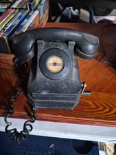antique crank telephone estate cleanout old old phone