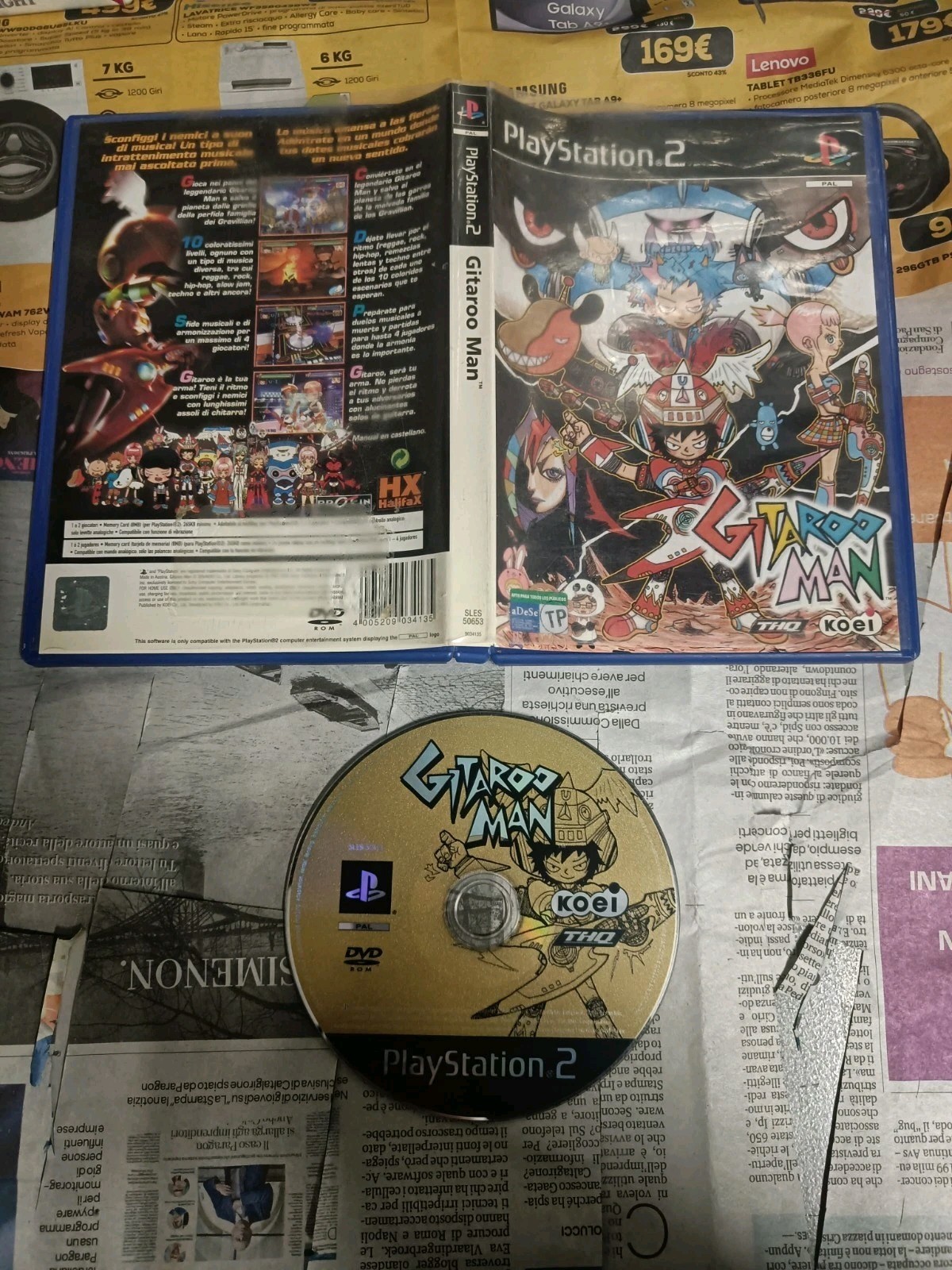 PS2 GITAROO MAN PAL ITALIEN PLAYSTATION 2
