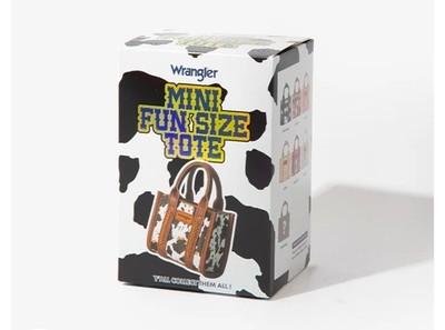 BRAND NEW WITH TAGS Wrangler Mini Fun Size Tote Bag Charm/Key Chain -Blind Box