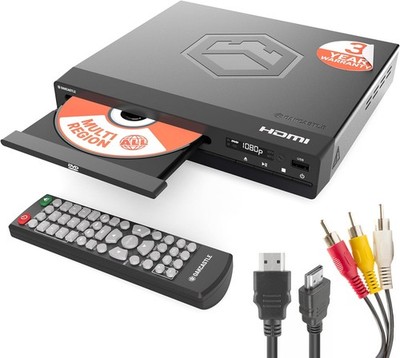 DVD-Player HDMI, für CD-, USB-Wiedergabe, Oakcastle DVD100, GEPRÜFT - WIE NEU