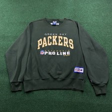 Vintage Green Bay Packers Sweatshirt Mens L 90S NFL Football Champion Sweater