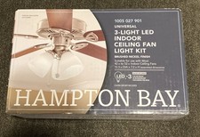 Hampton Bay Universal 3-Light LED Indoor Ceiling Fan Light Kit